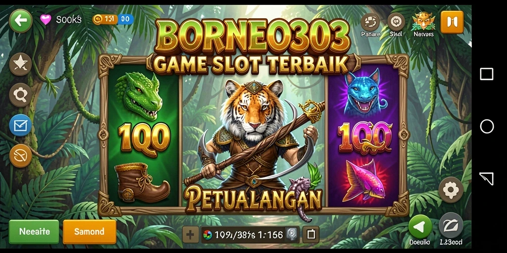 Tampilan gameplay Slot yang memukau di BORNEO303.