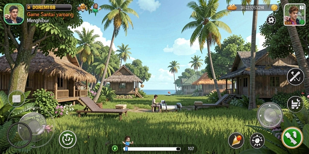 Tampilan gameplay DOREMI88 yang menawan dan menghibur.