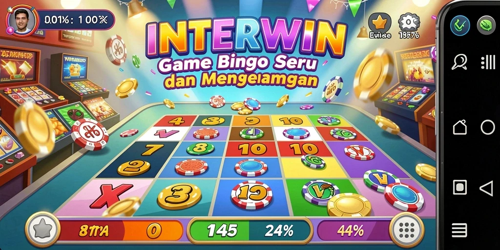 Tampilan gameplay seru dan interaktif di INTERWIN.
