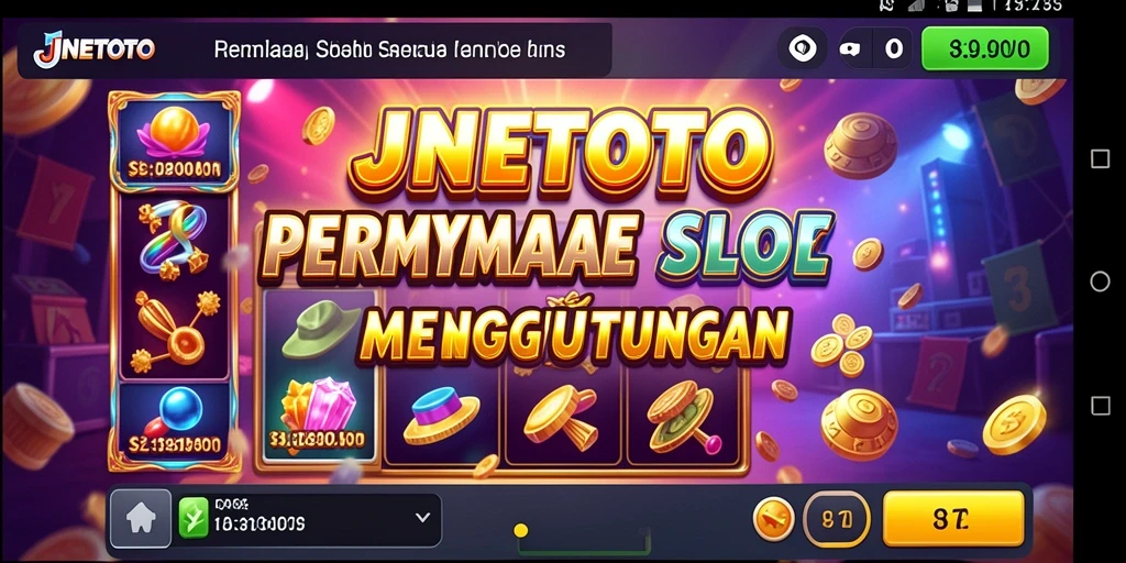 Screenshot gameplay JNETOTO menampilkan putaran slot yang mendebarkan.