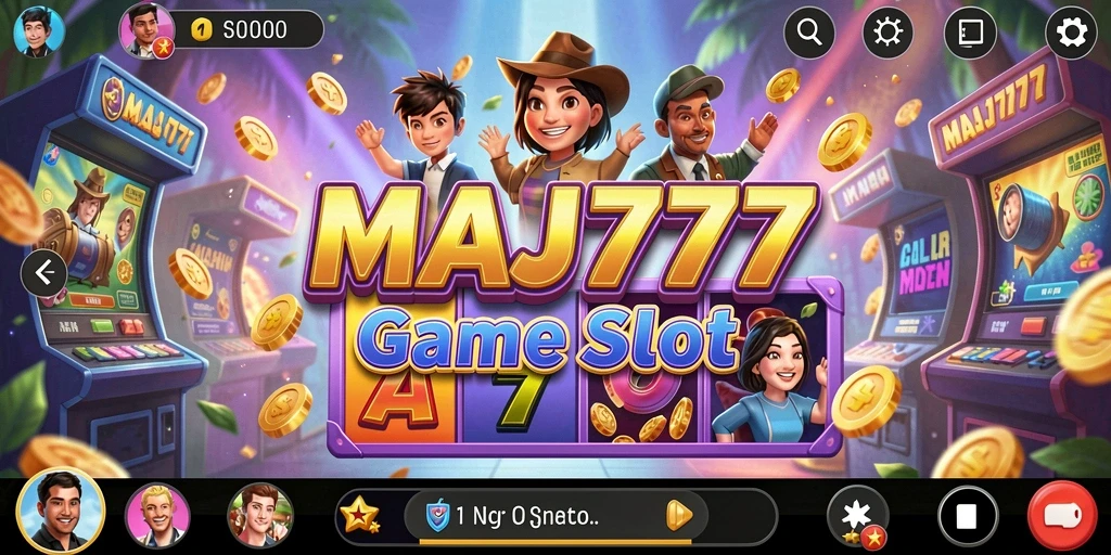 Screenshot MAJ777 menunjukkan keseruan gameplay Slot yang mengesankan.