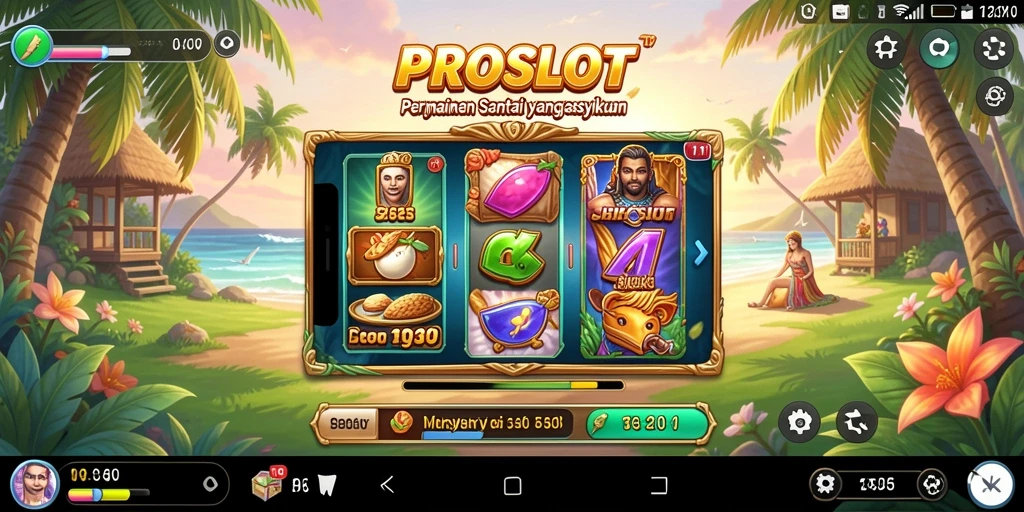 Tampilan gameplay menarik dari PROSLOT dengan banyak fitur seru.
