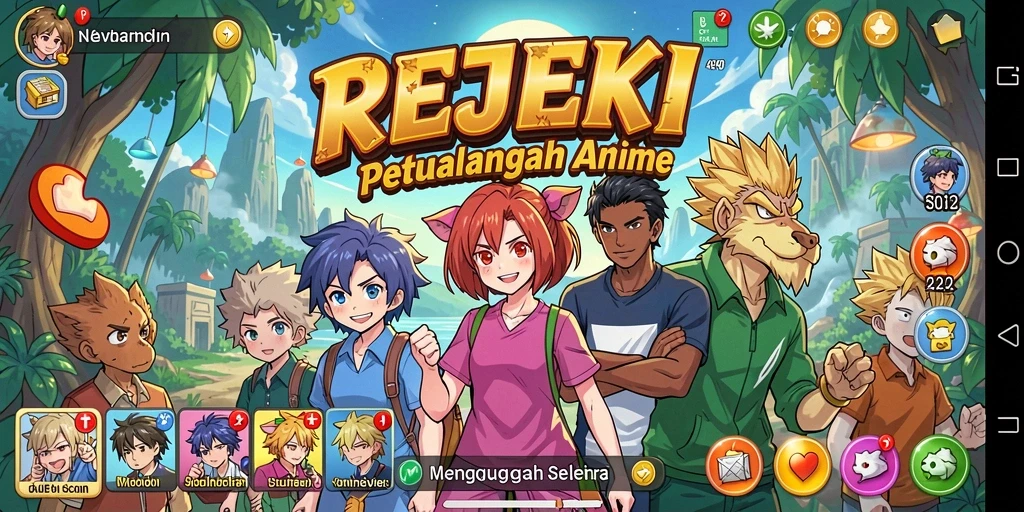 Tampilan gameplay <strong>REJEKI</strong> yang penuh warna dan menarik.