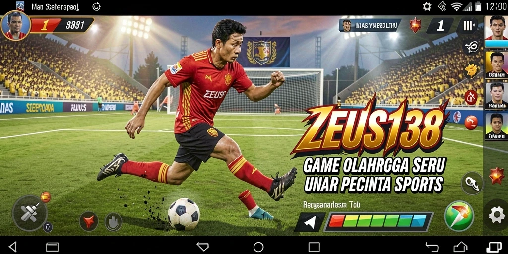 Tampilan menarik dari gameplay olahraga di ZEUS138.